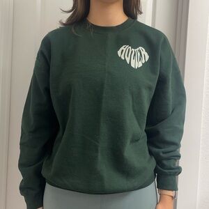 Dark Green Hozier Crewneck Sweatshirt